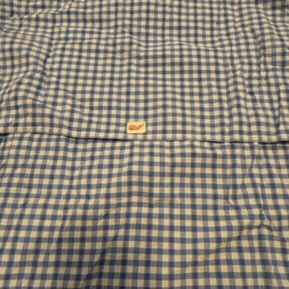 NWOT Vineyard Vines men's Small Harbor Button Down Blue/White shirt Retails $128 - Picture 2 of 6